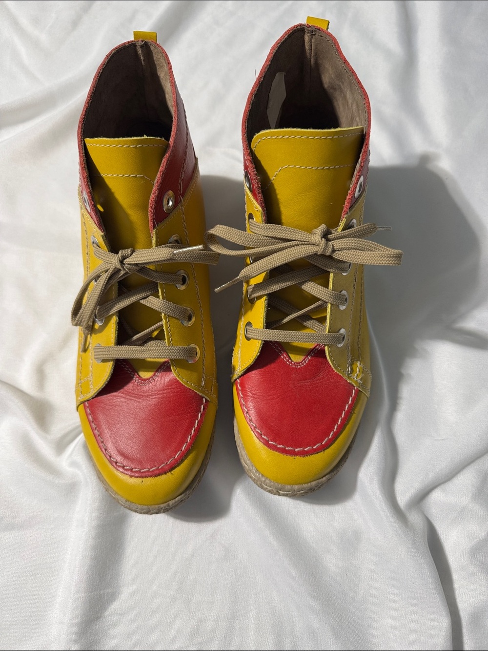 Mark Manufaktur Colorblock Leather Boots EU 37 Streetwear Gorpcore Avant-Garde